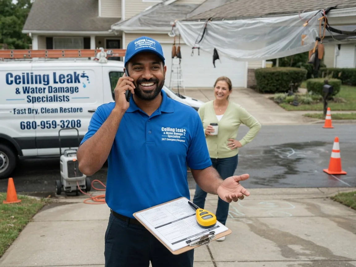 Ceiling Leak Cleanup New Straitsville, OH FAQs
